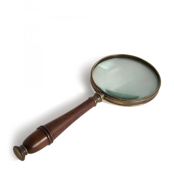 authentic models Magnifying Glass Bronzed