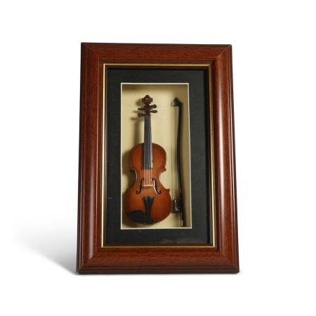 authentic models Mini Violin in Frame