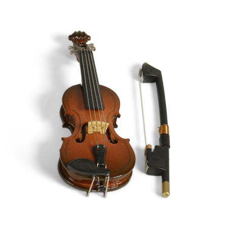 authentic models Mini Violin w/stand