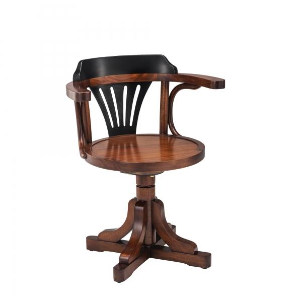 authentic models Purser’s Chair Black & Honey