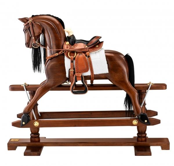 authentic models Rocking Horse Western Saddle