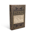 Authentic Models Safe Book World Map