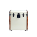 Authentic Models Stateroom End Table Off White