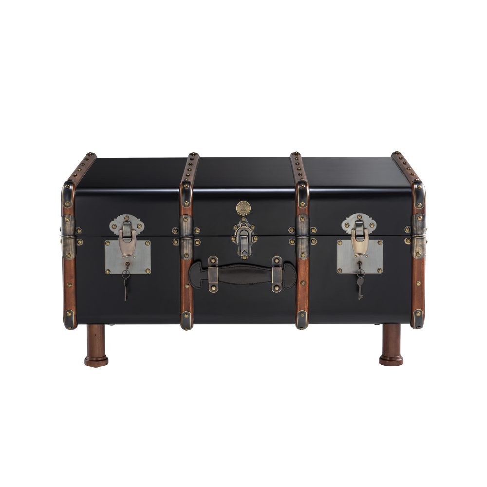 Authentic Models Stateroom Trunk Table Black