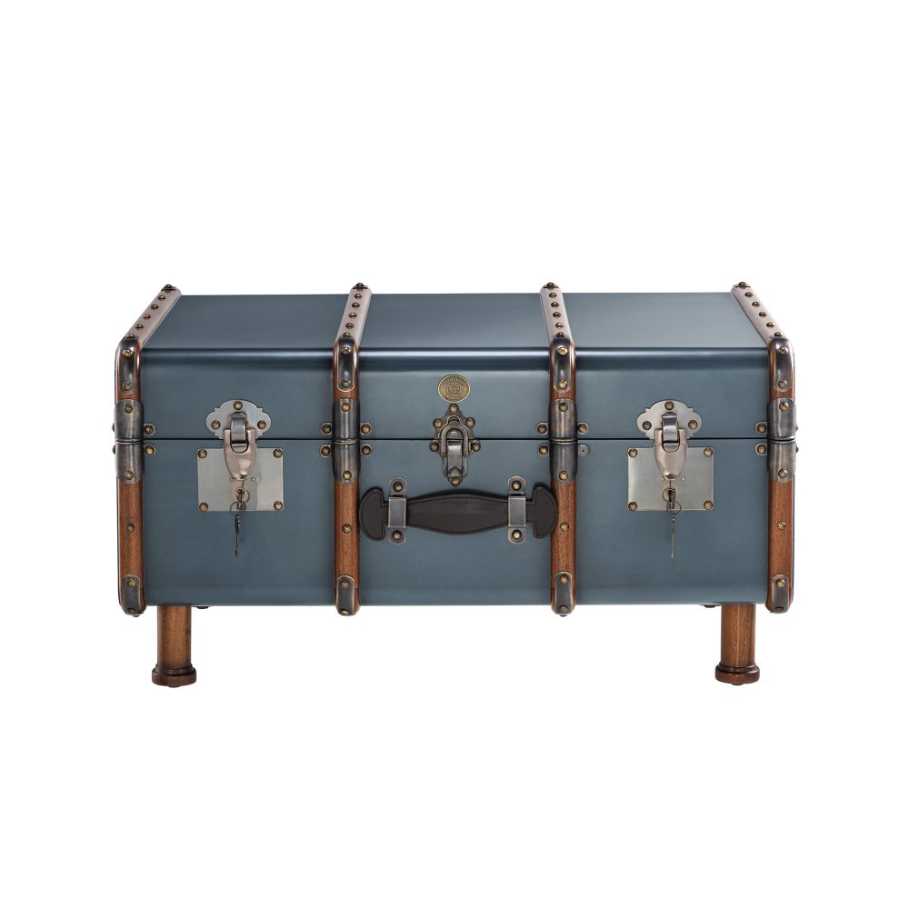 Authentic Models Stateroom Trunk Table Petrol