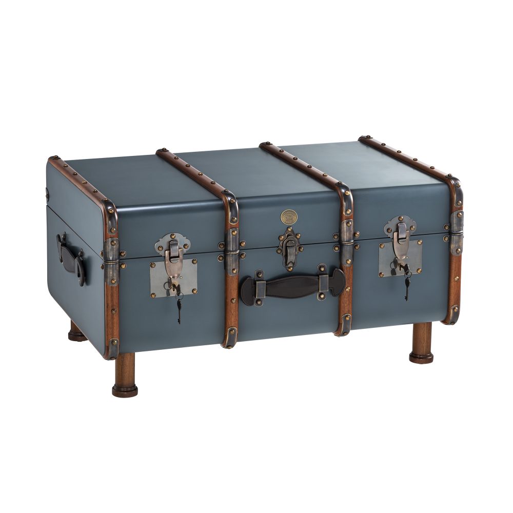 Authentic Models Stateroom Trunk Table Petrol