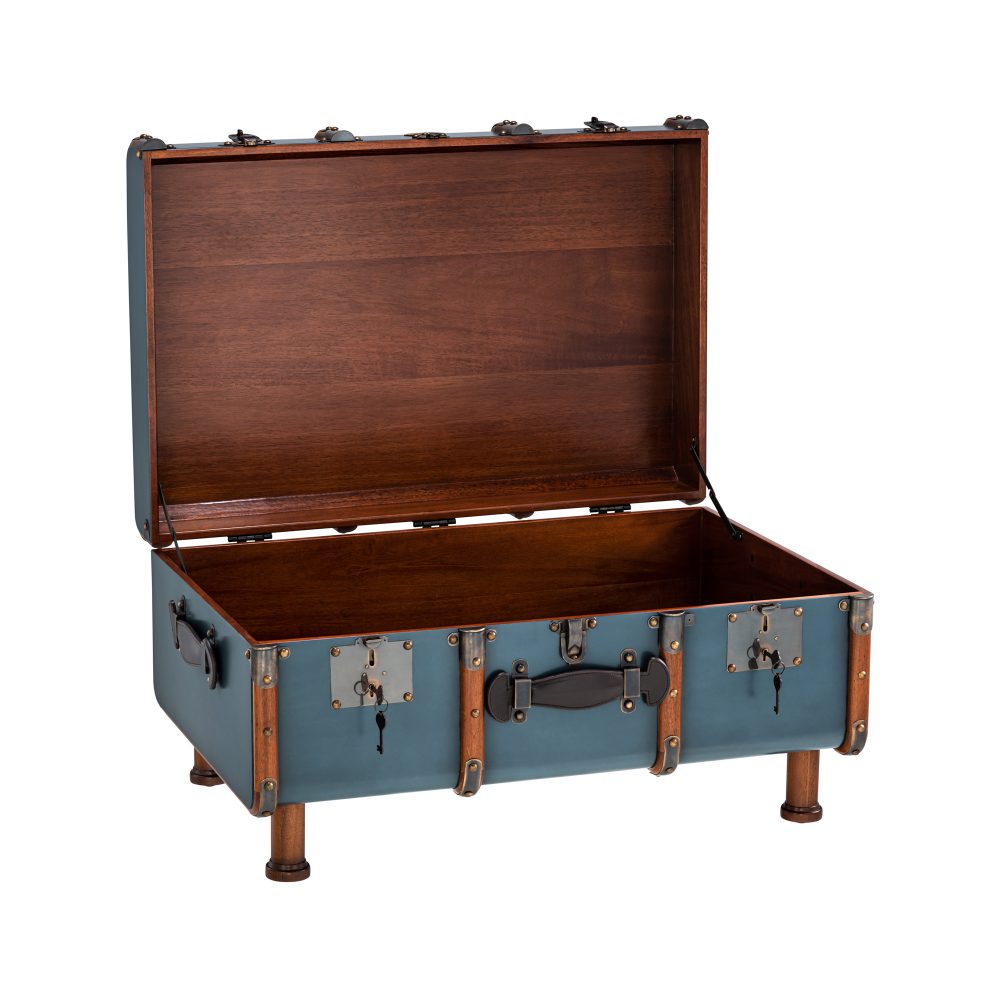 Authentic Models Stateroom Trunk Table Petrol