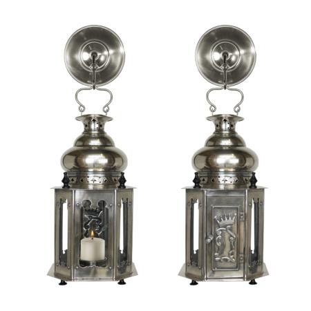 authentic models Venetian Lantern Antique Silver