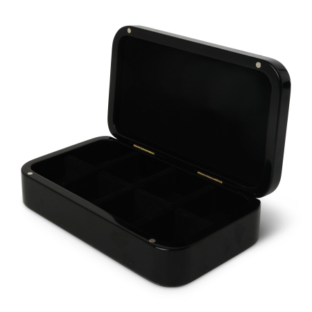 authentic models World Map Box Black