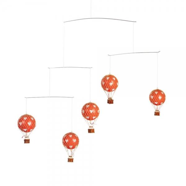 authentic models Flying the Skies Mobile Red Hearts