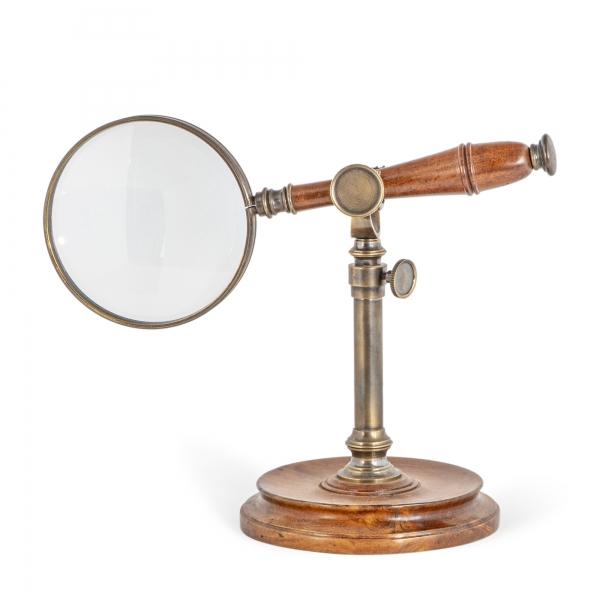 authentic models Magnifying Glass With Stand Bronzed