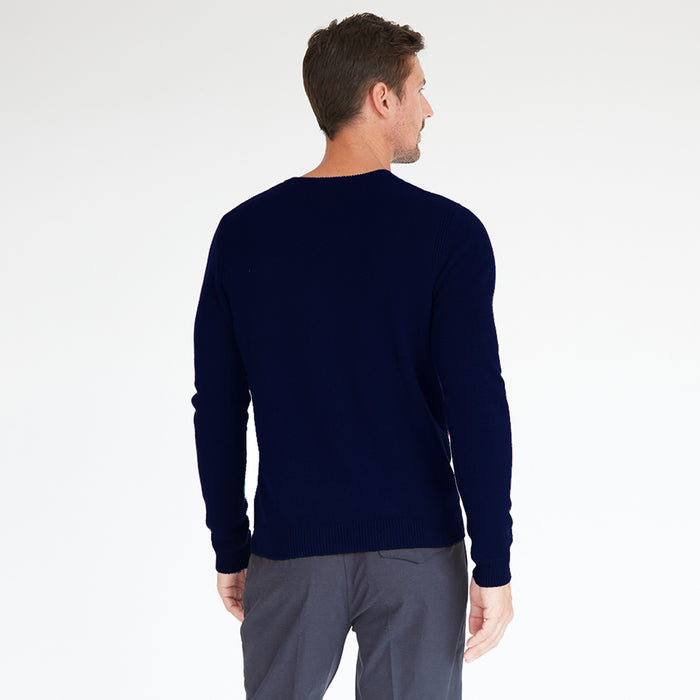 Autumn Cashmere Basic V-Neck In Navy