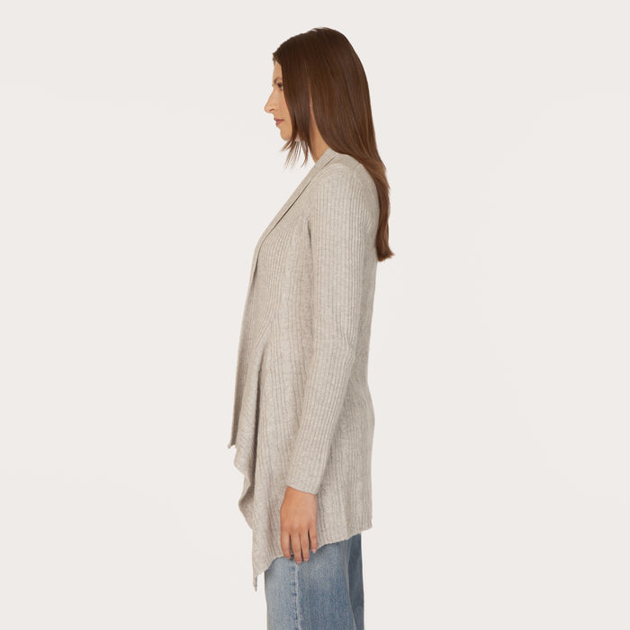 Autumn Cashmere Cable Drape In Pearl