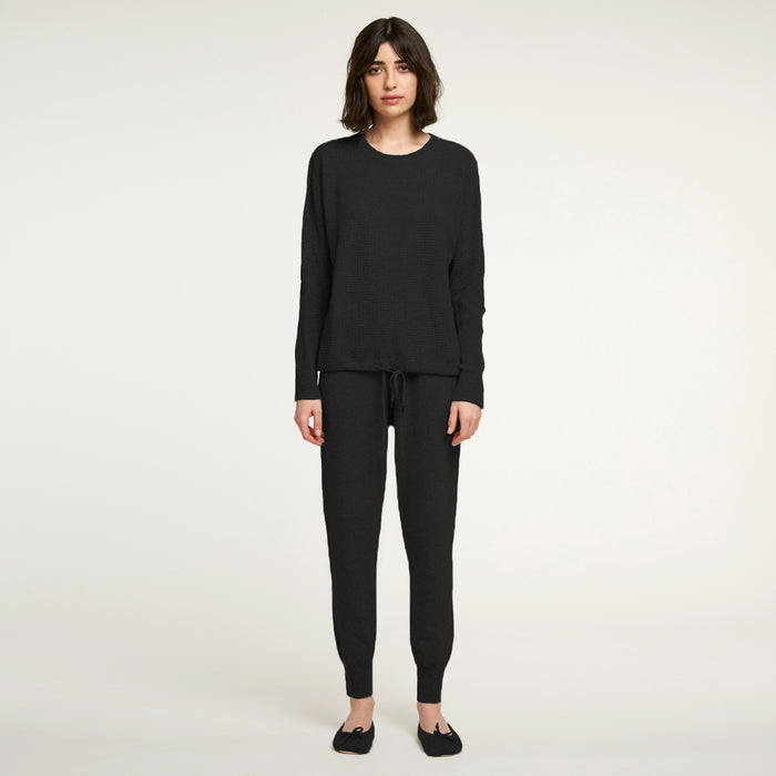 Autumn Cashmere Cashmere Jogger Pant In Black
