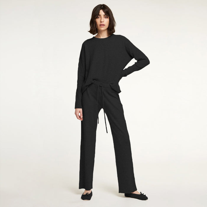 Autumn Cashmere Cashmere Slippers In Black
