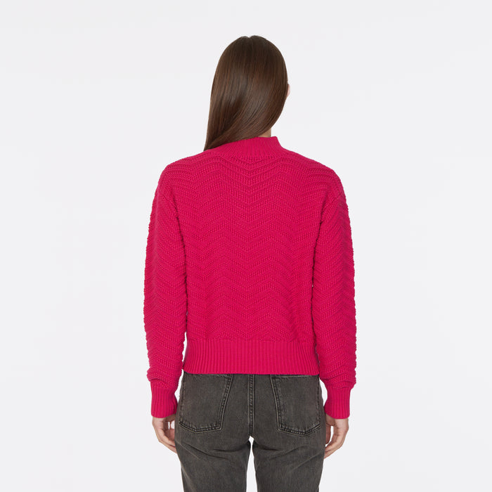 Autumn Cashmere Chevron Mock