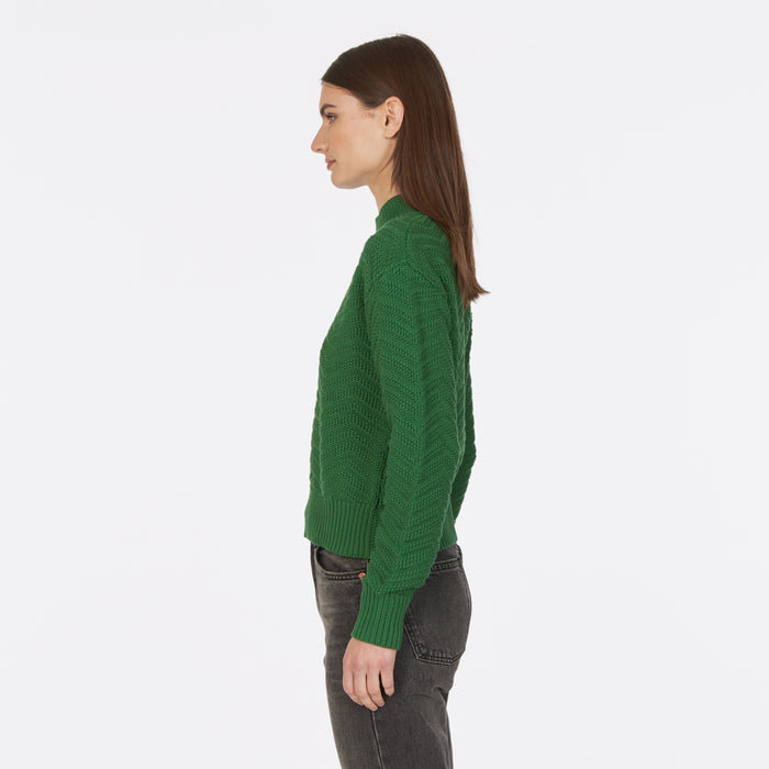 Autumn Cashmere Chevron Mock