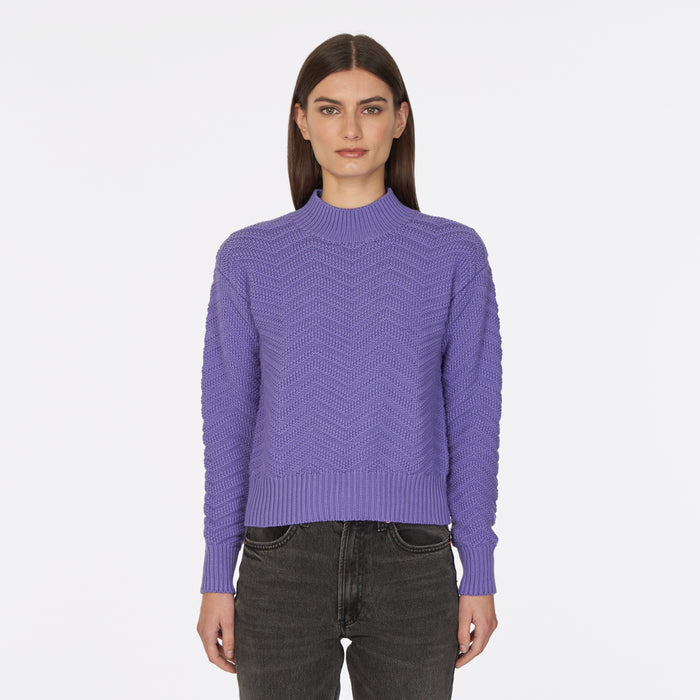 Autumn Cashmere Chevron Mock