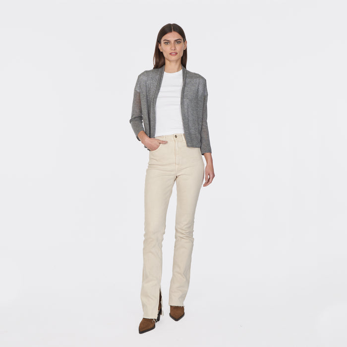 Autumn Cashmere Collared Easy Crop