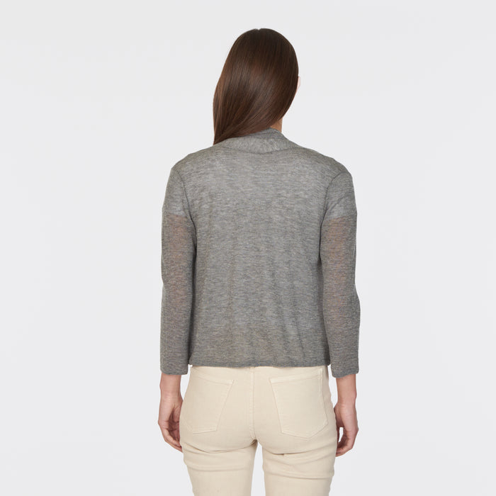 Autumn Cashmere Collared Easy Crop