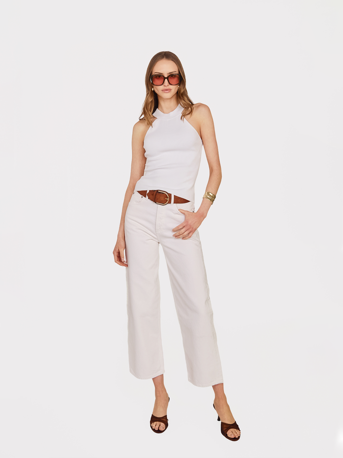 Autumn Cashmere Cut Out Back Halter Tank