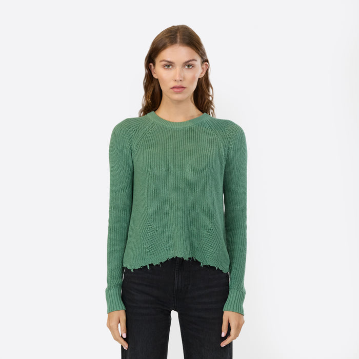 autumn cashmere Distressed Scallop Shaker in Fern