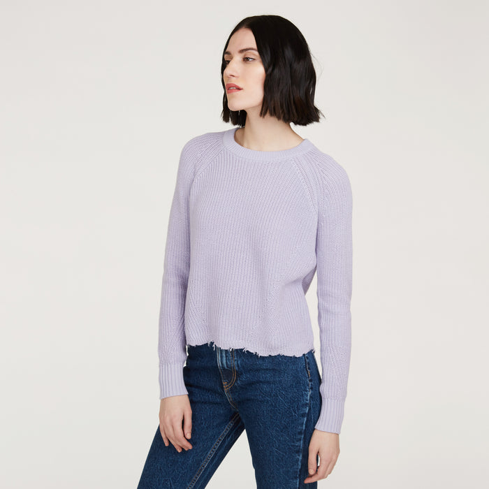 Autumn Cashmere Distressed Scallop Shaker In Vapor