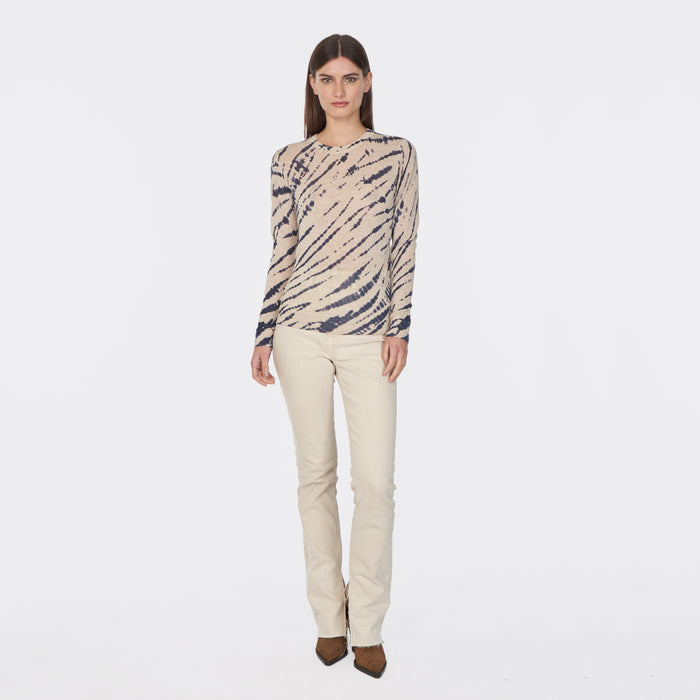 Autumn Cashmere Ink Blot Sheer Crew