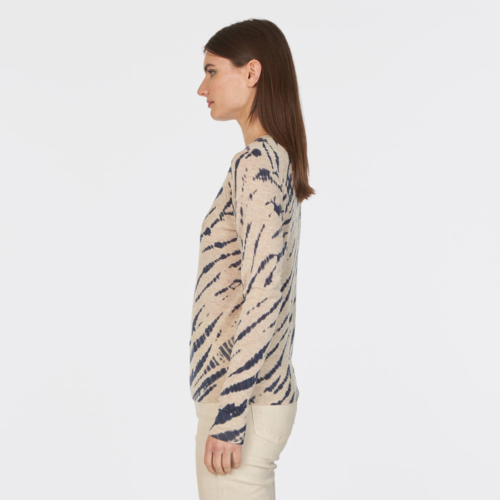 Autumn Cashmere Ink Blot Sheer Crew
