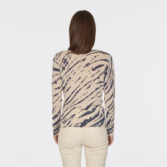 Autumn Cashmere Ink Blot Sheer Crew
