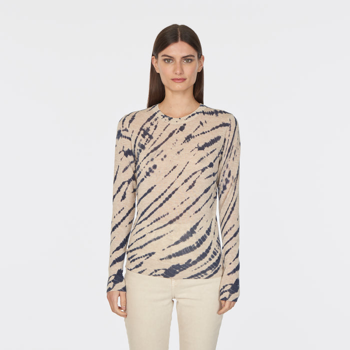autumn cashmere Ink Blot Sheer Crew