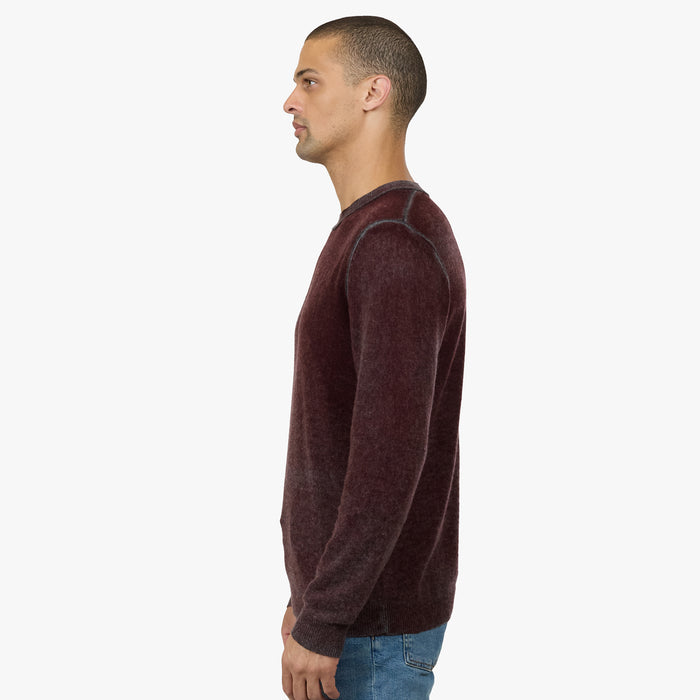Autumn Cashmere Inked Crew W/ Contrast Stitch