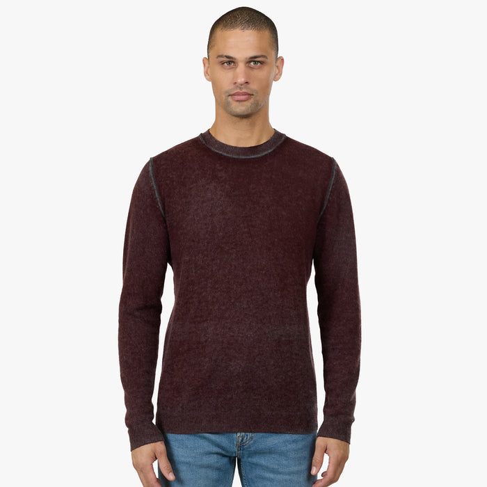 autumn cashmere Inked Crew w/ Contrast Stitch