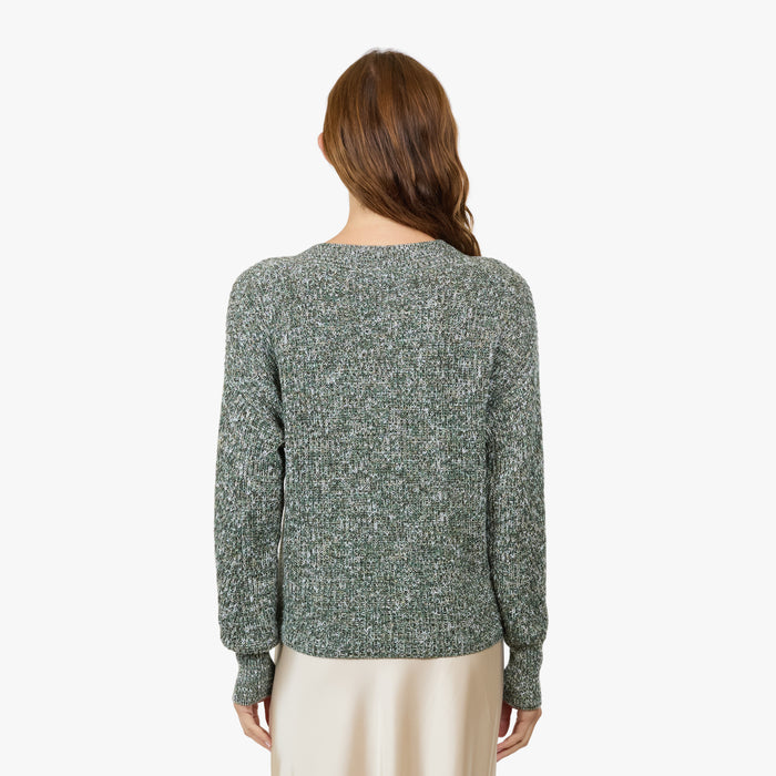 Autumn Cashmere Marled Shaker V In Camo Multi