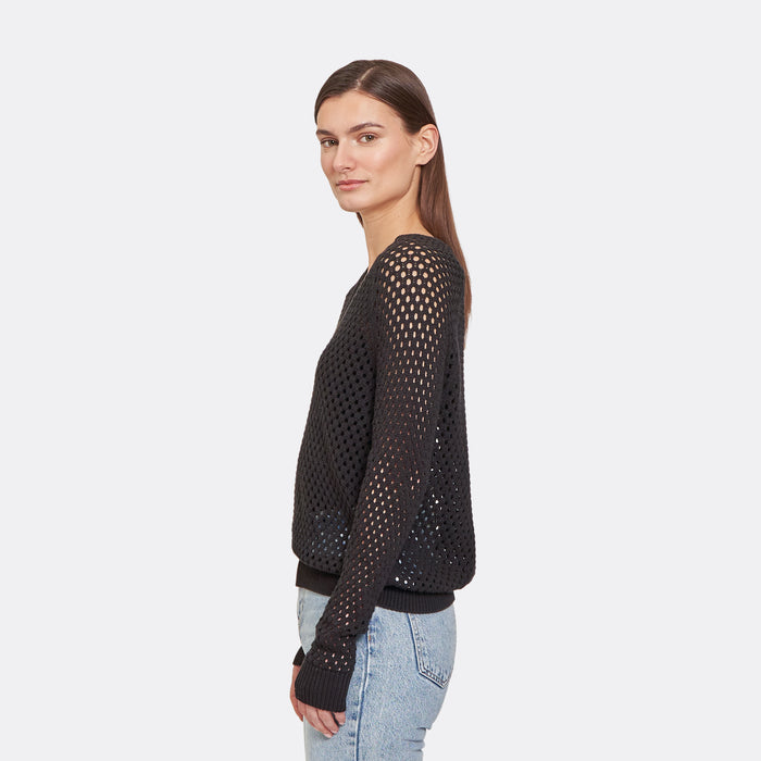 Autumn Cashmere Mesh V In Black