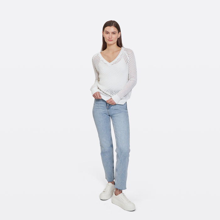 Autumn Cashmere Mesh V In White