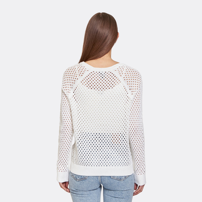 Autumn Cashmere Mesh V In White
