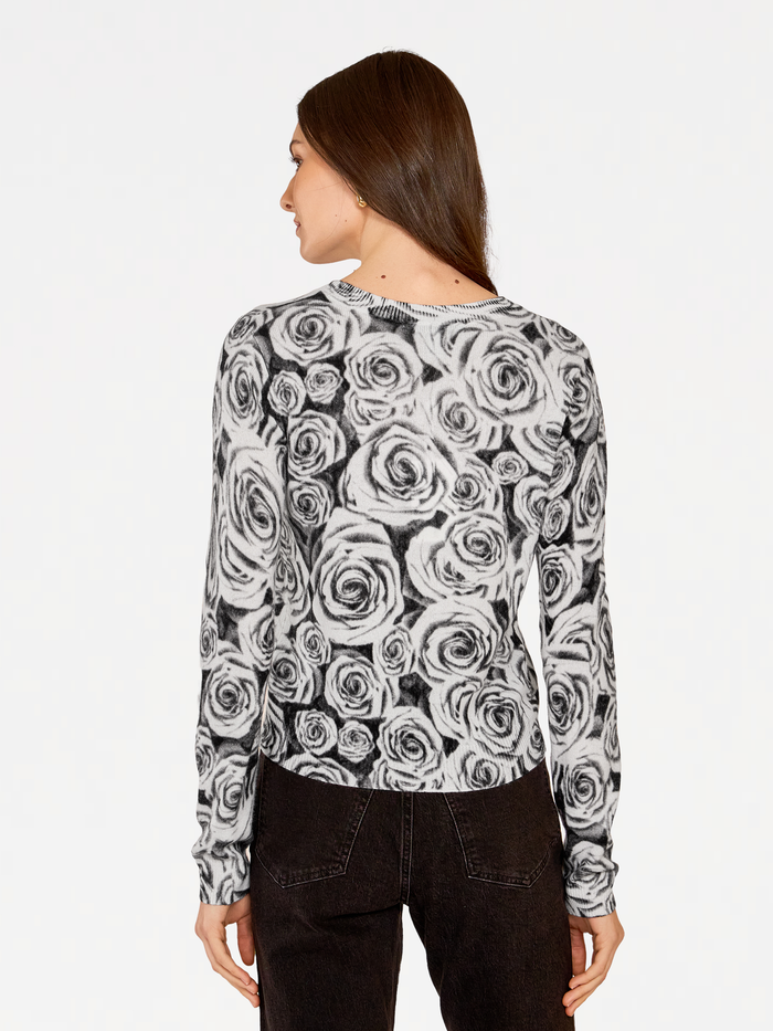 Autumn Cashmere Rose Print Crew