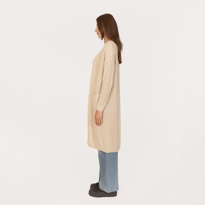Autumn Cashmere Shaker Open Coatigan W/ Pockets