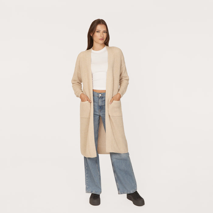 Autumn Cashmere Shaker Open Coatigan W/ Pockets