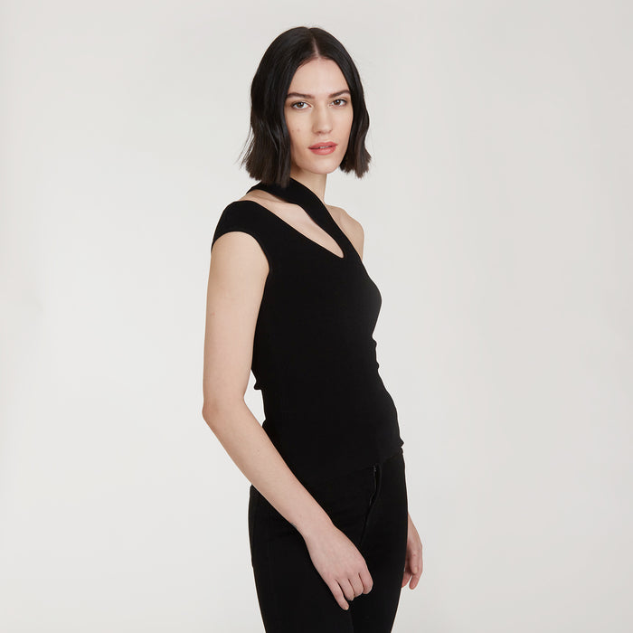 Autumn Cashmere Slash One Shoulder Tank