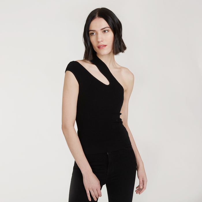 Autumn Cashmere Slash One Shoulder Tank