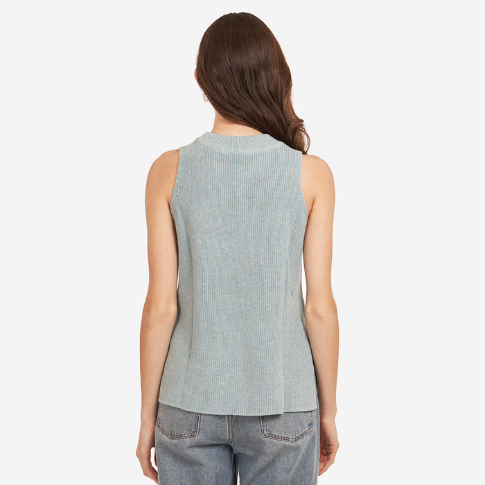 Autumn Cashmere Sleeveless Shaker Crew In Wrangler