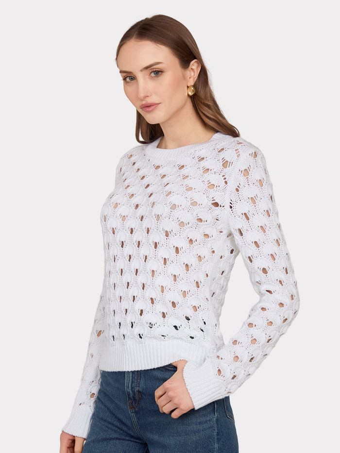 Autumn Cashmere Texture Stitch Crew