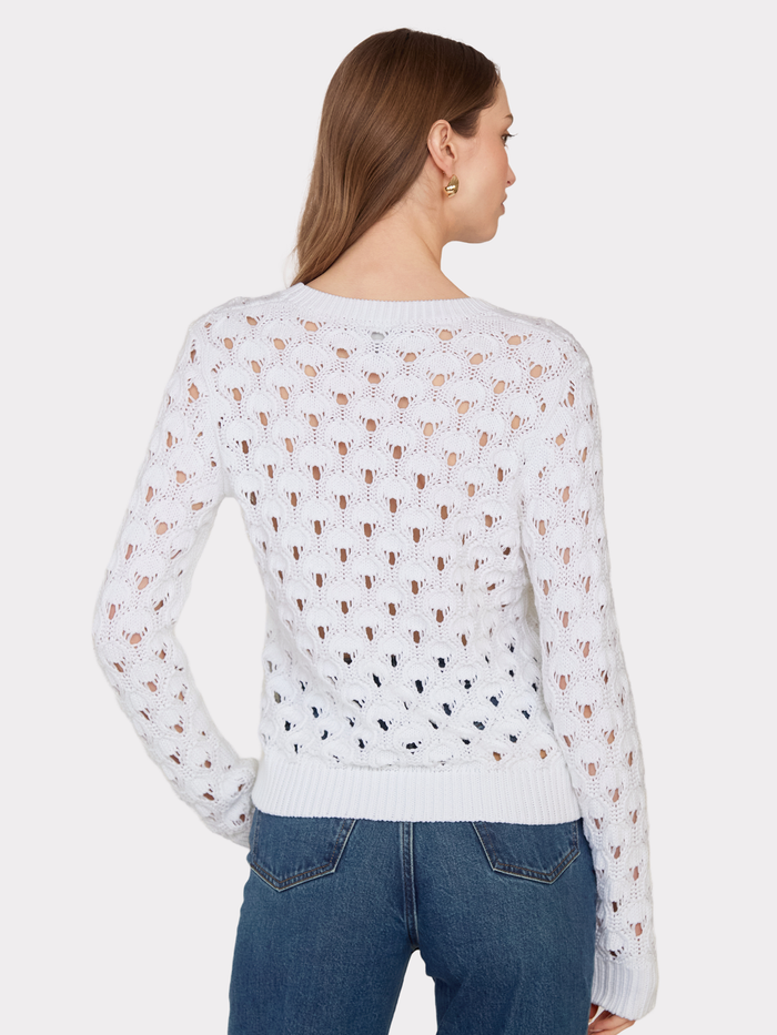 Autumn Cashmere Texture Stitch Crew