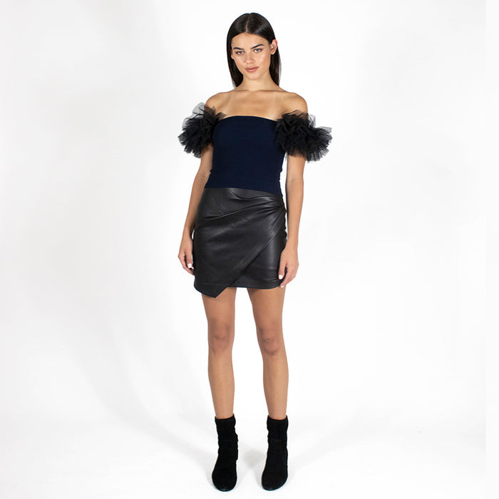 Autumn Cashmere Tulle Off-The-Shoulder