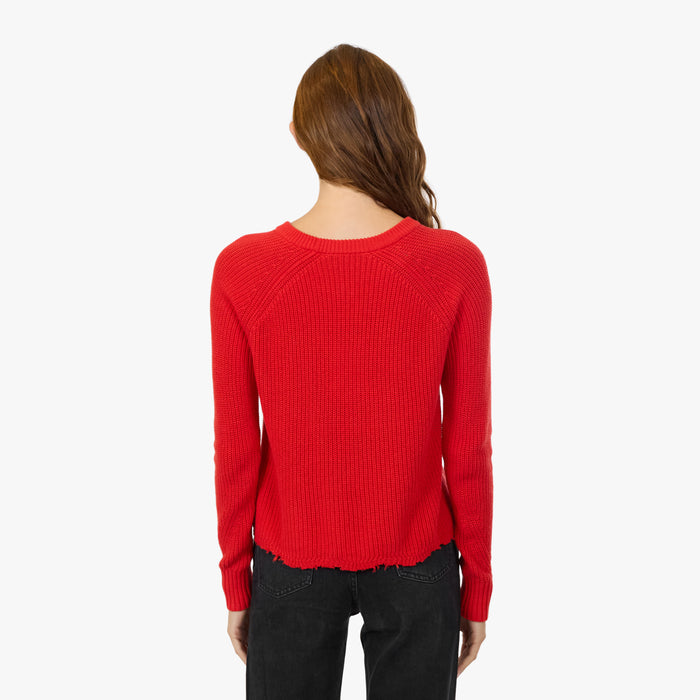 Autumn Cashmere Distressed Scallop Shaker In Pimento