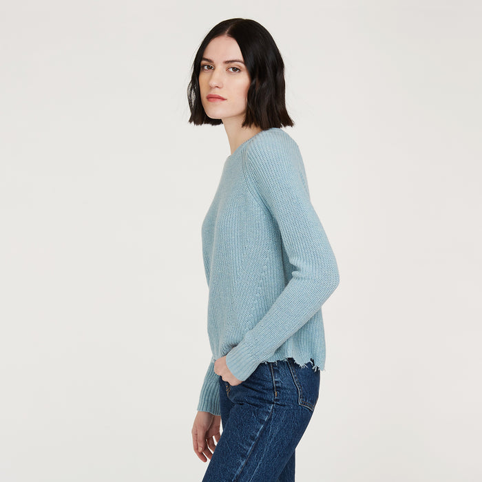 Autumn Cashmere Distressed Scallop Shaker In Wrangler