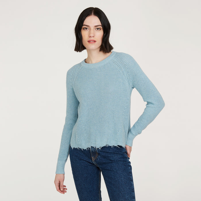 Autumn Cashmere Distressed Scallop Shaker In Wrangler