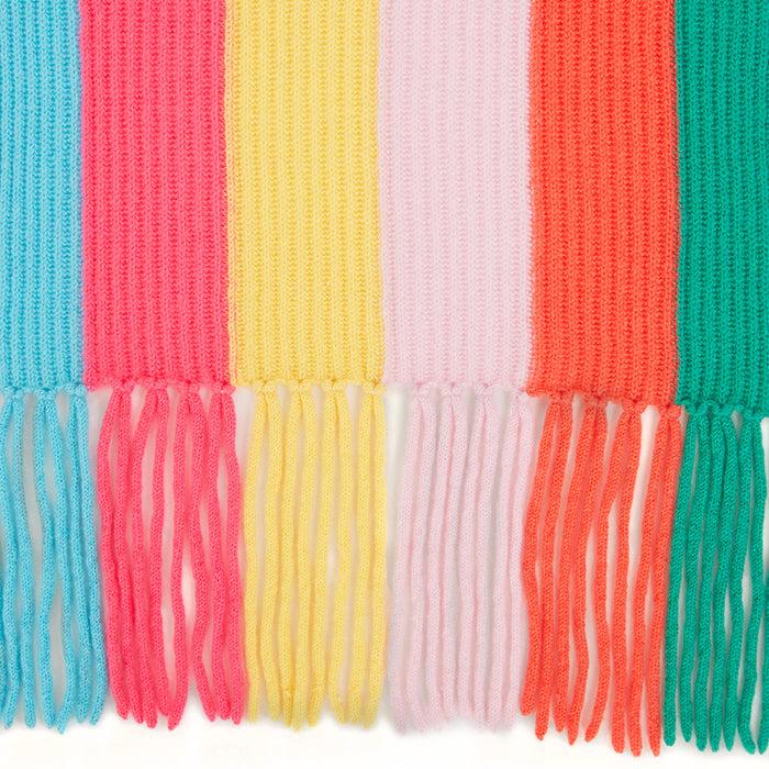 Autumn Cashmere Rainbow Stripe Scarf In Bright Combo